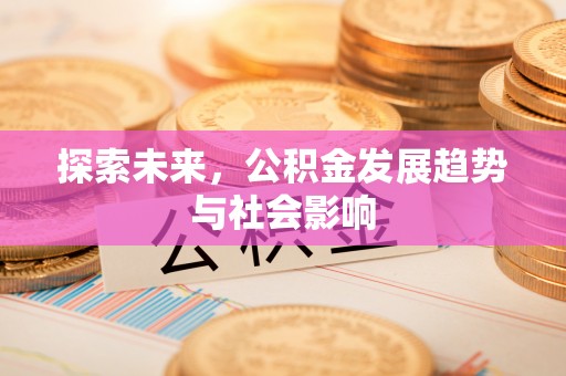 九龙坡探索未来，公积金发展趋势与社会影响