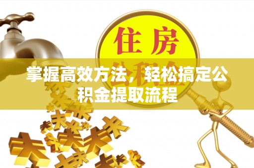 九龙坡掌握高效方法，轻松搞定公积金提取流程