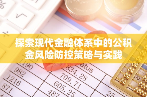 九龙坡探索现代金融体系中的公积金风险防控策略与实践